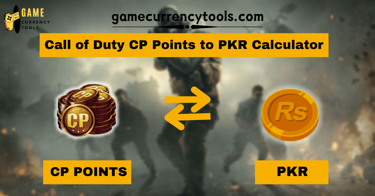 Call of Duty CP Points to PKR Calculator