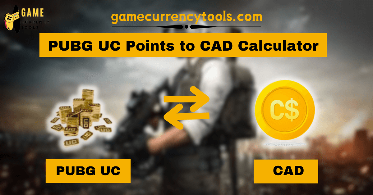 _PUBG UC Points to CAD Calculator